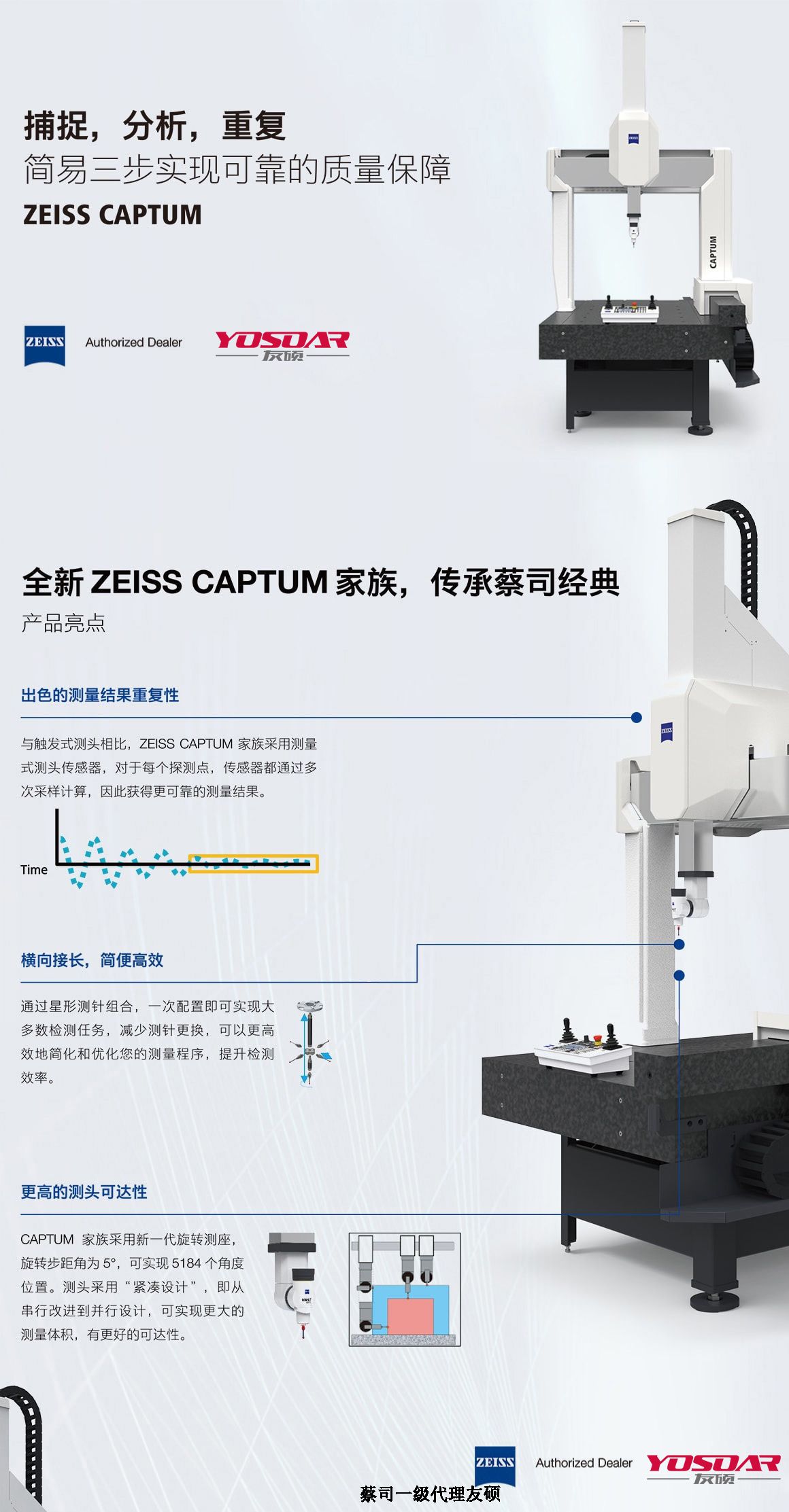 宁德蔡司宁德三坐标CAPTUM